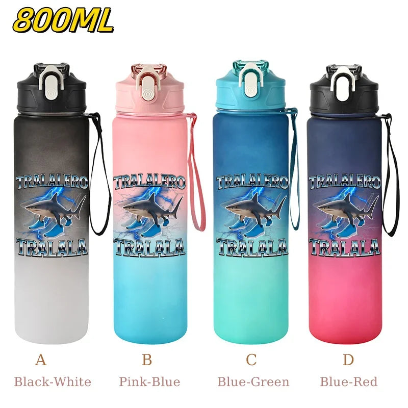 800ML Tralalero Tralala Straw Water Cup