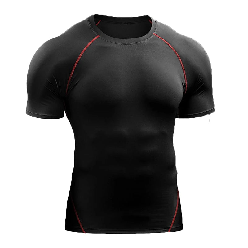 2025 Compression T Shirt Men Summer Workout Shirts