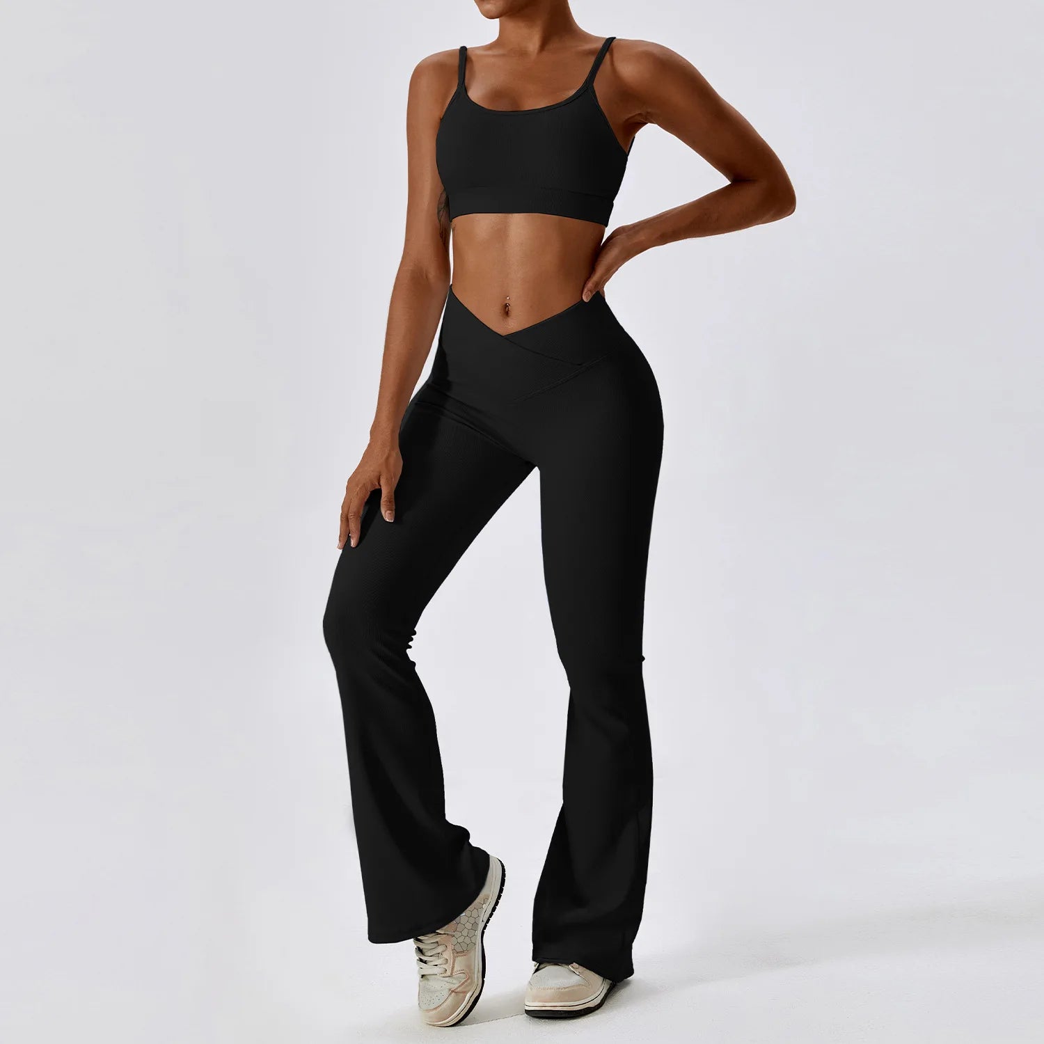 Gym Women's Two Pieces Pant Sets