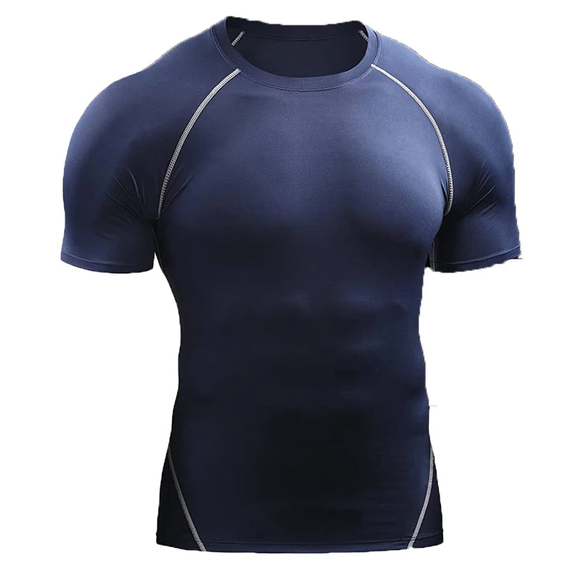 2025 Compression T Shirt Men Summer Workout Shirts