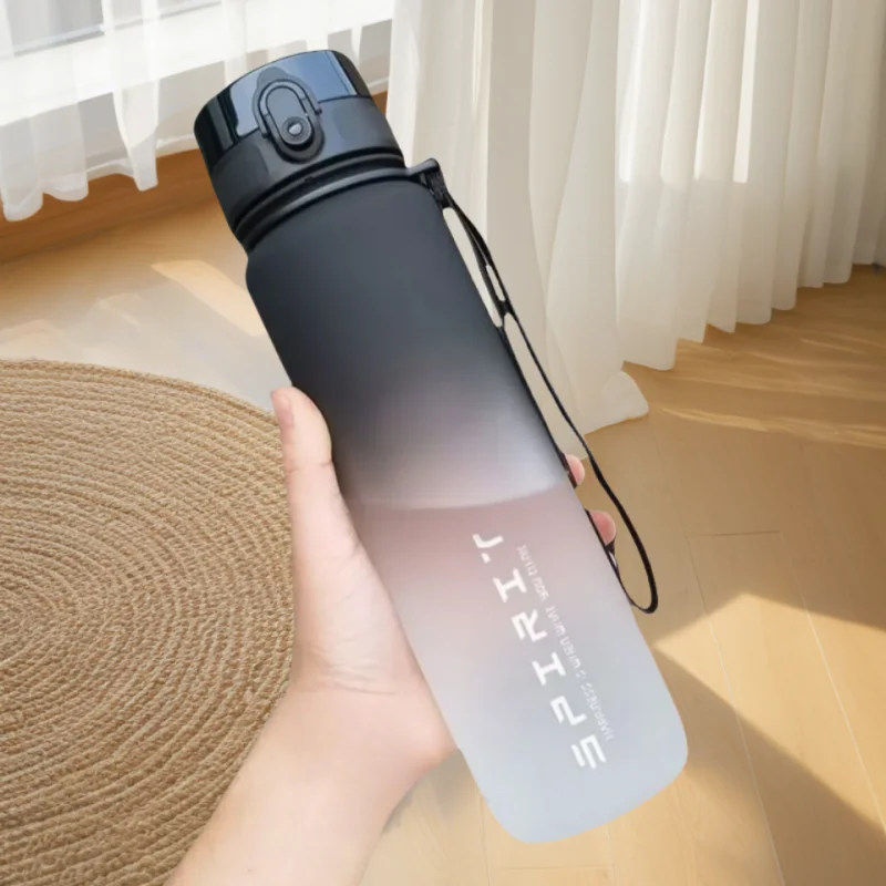 1 Liter Large Capacity Sports Water Bottle Leak Proof