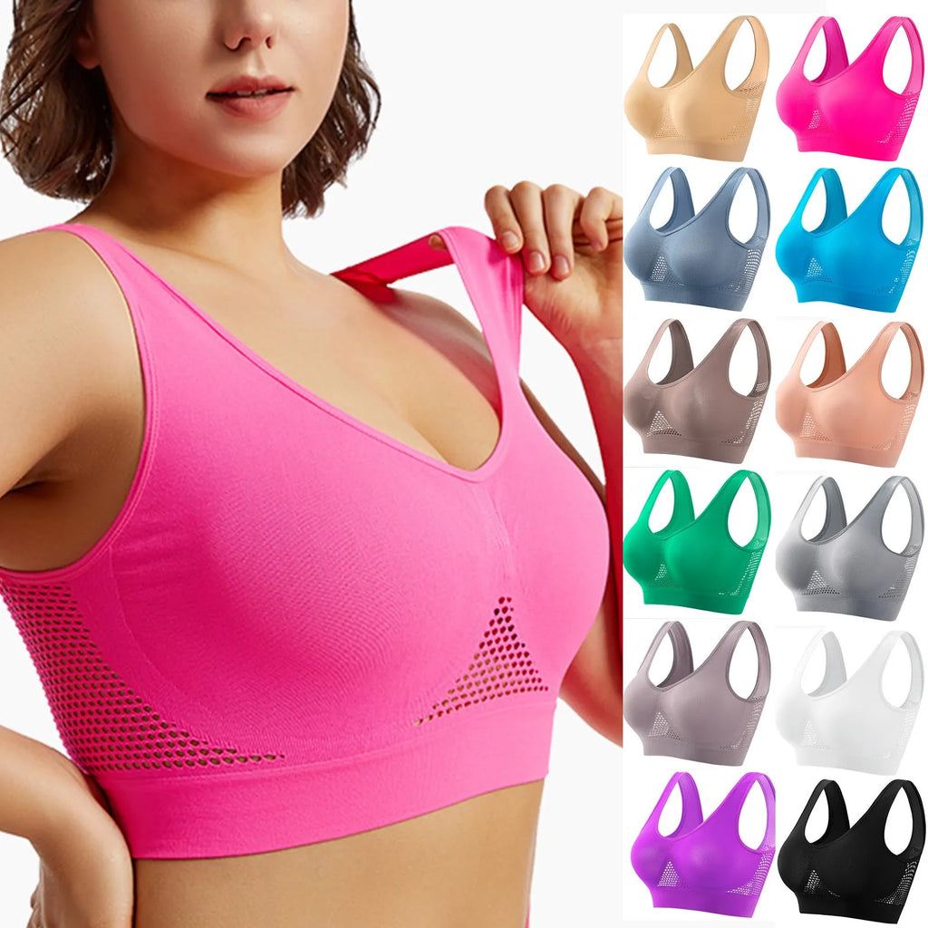 Seamless Breathable Yoga Bra