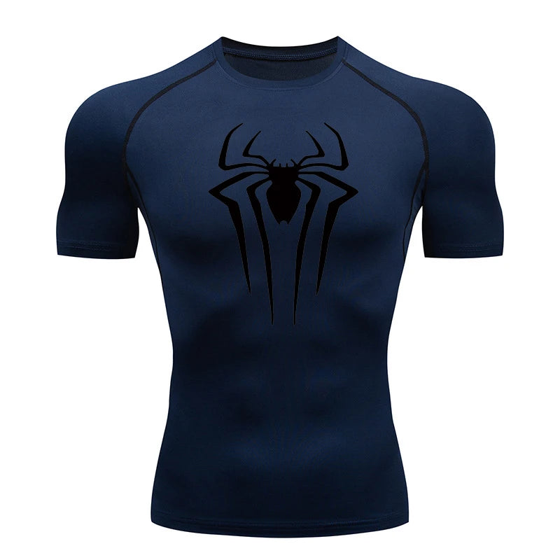 2024 Compression T Shirt Men Short Sleeve Sport Tees Fitness Running Sportsear Men Gym Elastic Quick Dry Jogging T-shirt Tops