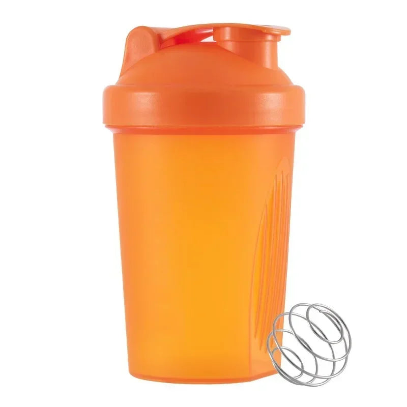 Sports Shaker Bottles Water Cups Whey Protein Powder Mixer Bottle Leak Proof Fitness Gym Shaker Outdoor Portable Drink Cup 400ML