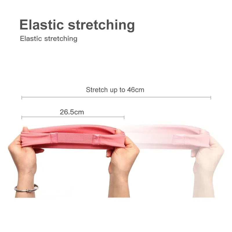 Mini Unisex Cotton Wrist Wallet Pouch with Zipper for Fitness Sports Running Gym Cycling - Secure Coin Purse Band