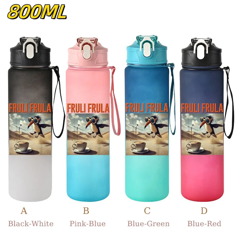 800ML Tralalero Tralala Straw Water Cup