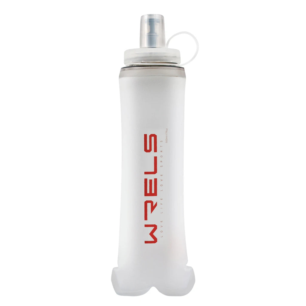 1pc New Large Caliber Soft Water Bottle Collapsible Convenient Sports Water Bottle for Cycling,Hiking,Trail,Running,Fitness