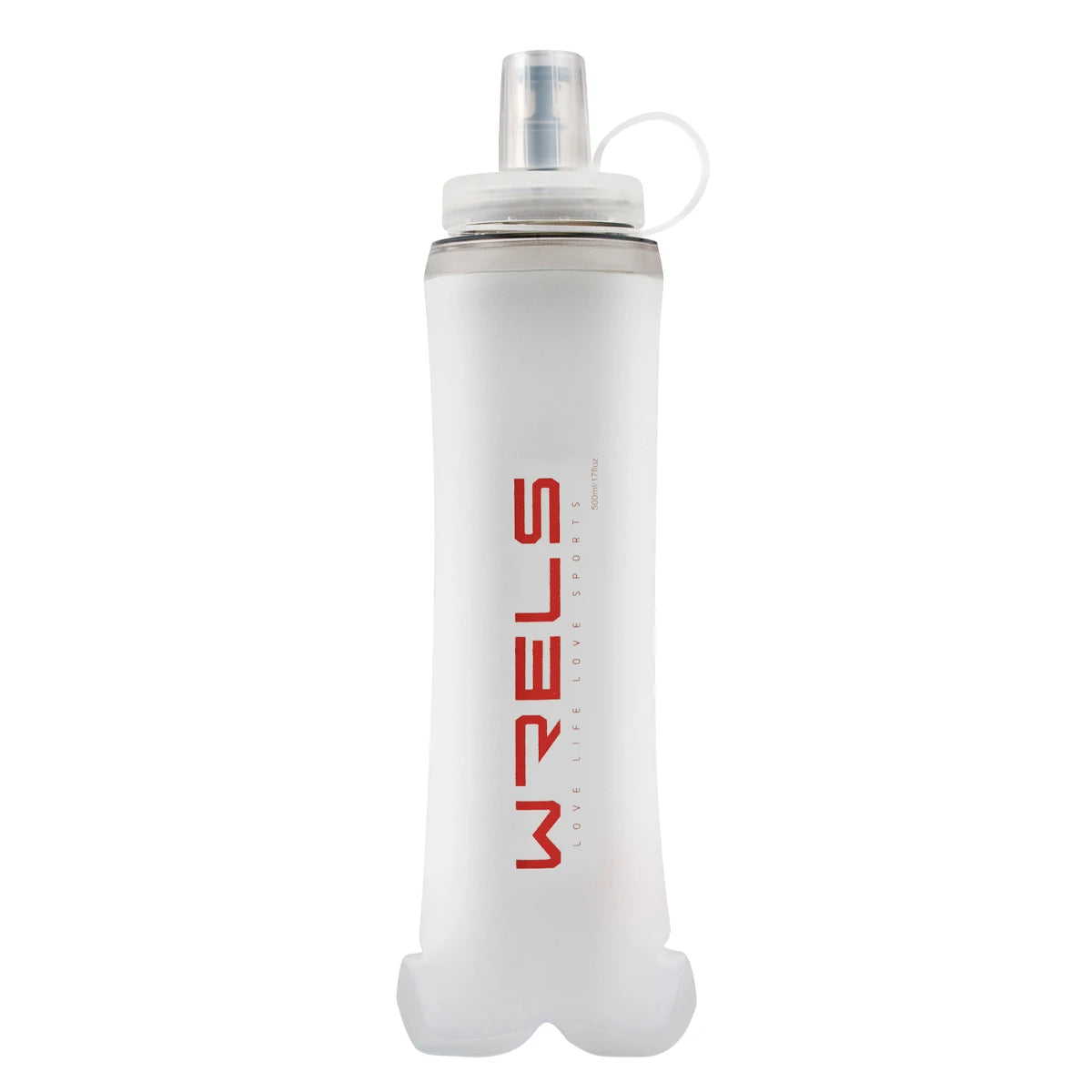 1pc New Large Caliber Soft Water Bottle Collapsible Convenient Sports Water Bottle for Cycling,Hiking,Trail,Running,Fitness