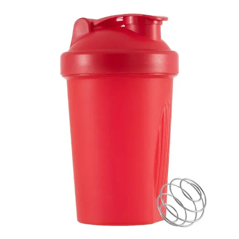 Sports Shaker Bottles Water Cups Whey Protein Powder Mixer Bottle Leak Proof Fitness Gym Shaker Outdoor Portable Drink Cup 400ML