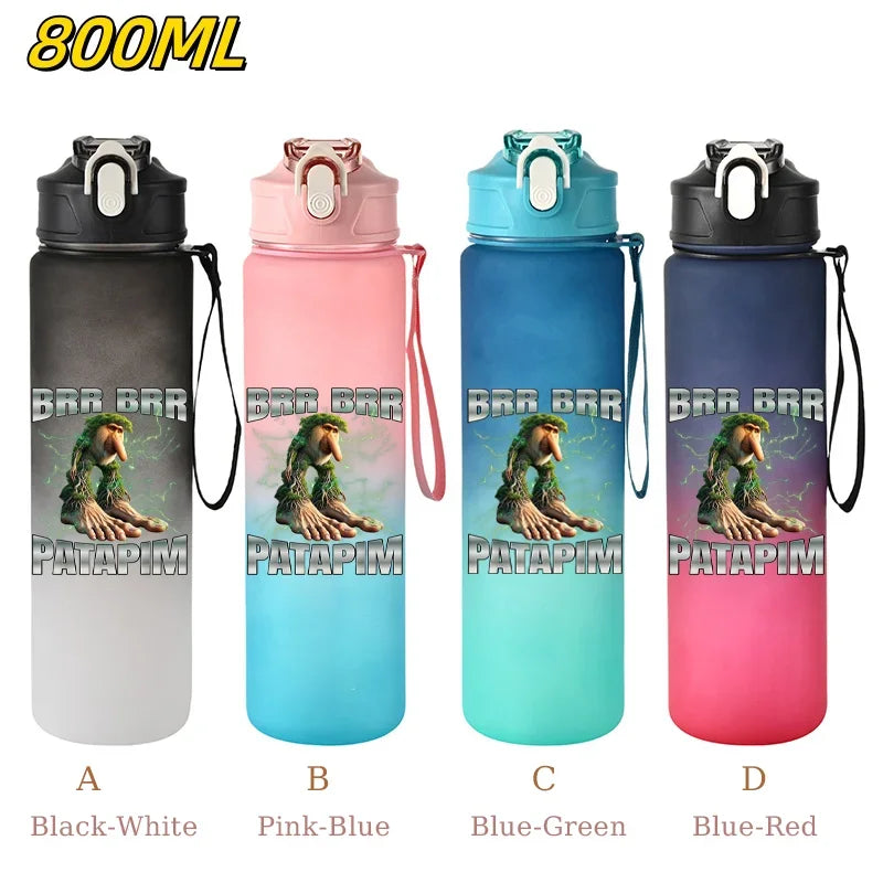 800ML Tralalero Tralala Straw Water Cup