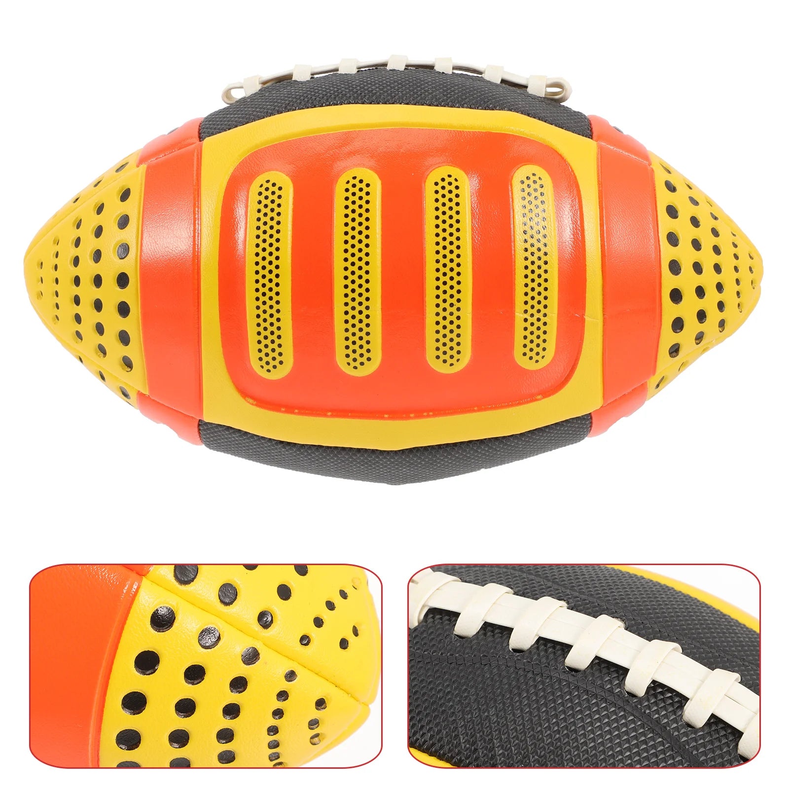 Kids Rugby Ball Children Rugby Toy Outdoor Football Toy School Sports Ball Team Sports Equipment Funny Athletic Training Ball
