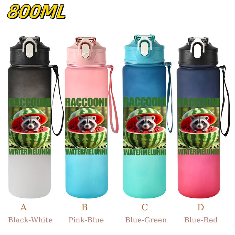 800ML Tralalero Tralala Straw Water Cup