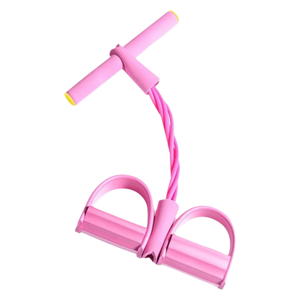 Four-Tube Tensioner Multi-Functional Household Fitness Yoga Abdominal Strengthening Elastic Band Tension Rope Sit-Up Assistive