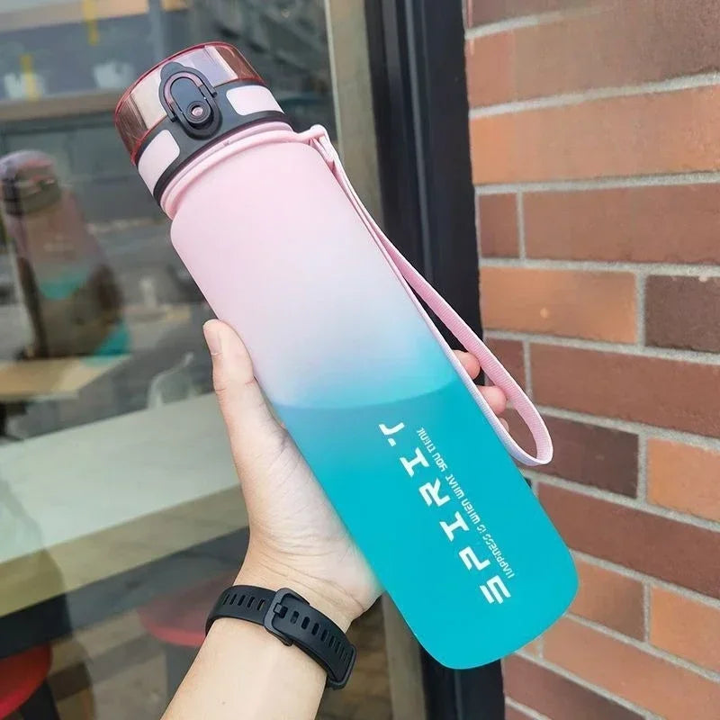 1 Liter Large Capacity Sports Water Bottle Leak Proof