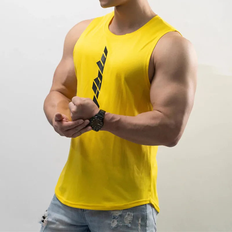 Quick drying sleeveless t-shirt