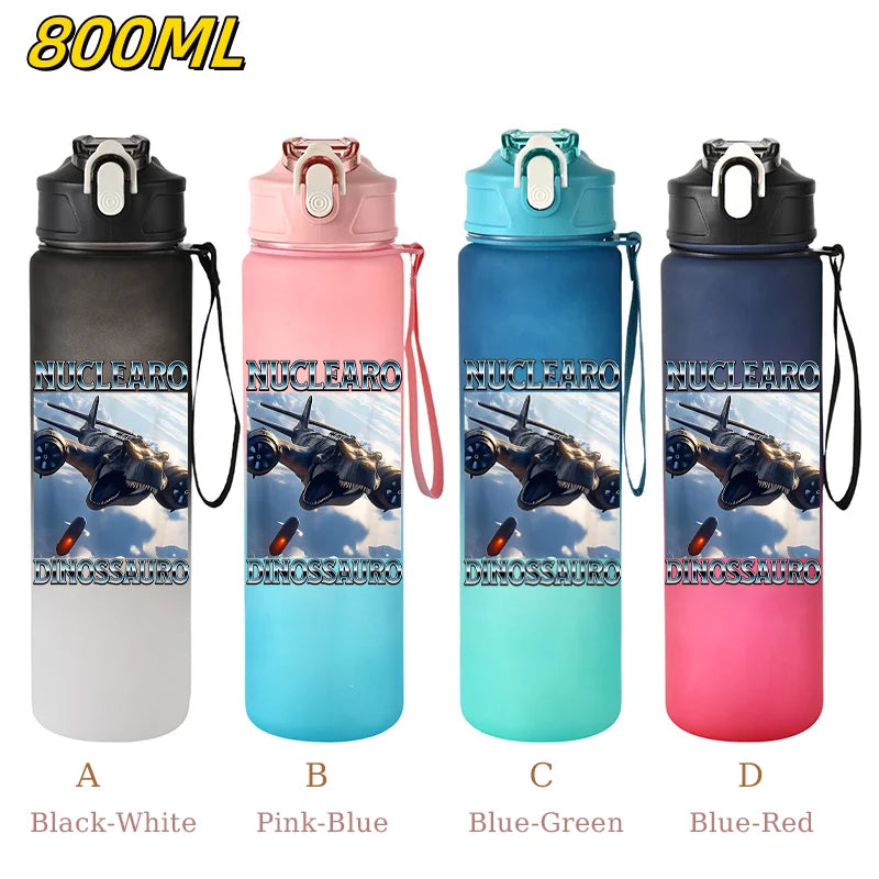 800ML Tralalero Tralala Straw Water Cup