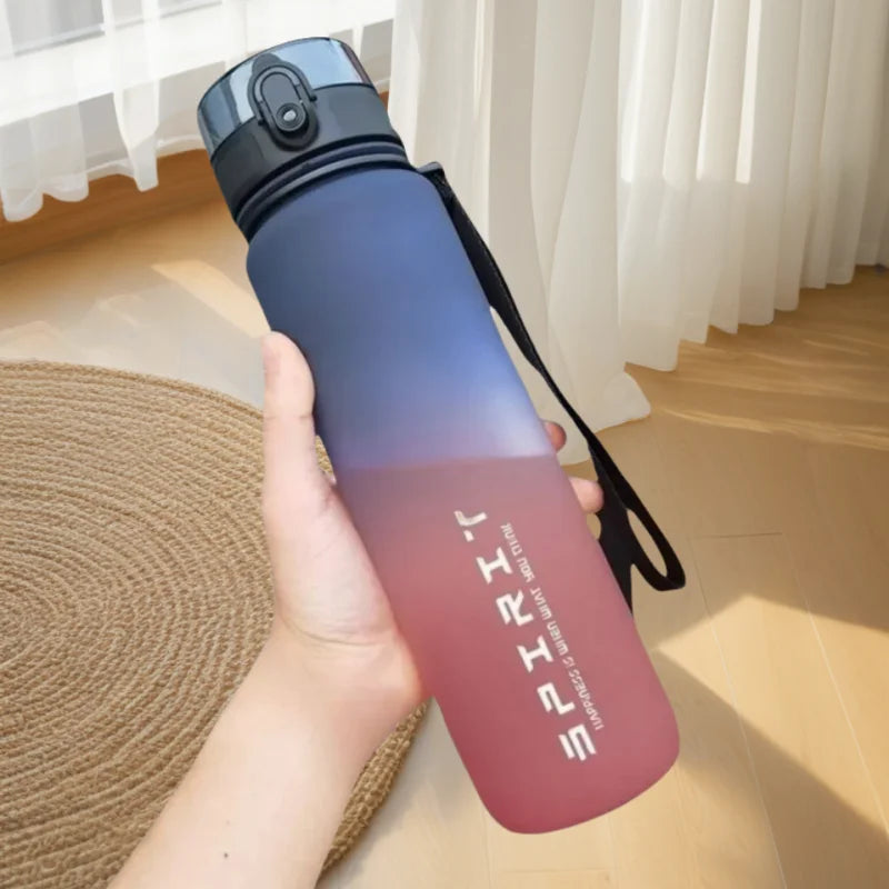 1 Liter Large Capacity Sports Water Bottle Leak Proof