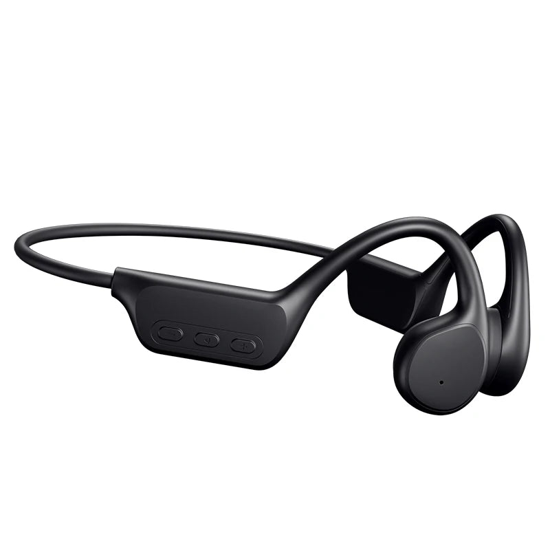 True Bone Conduction Headset IPX8 32GB Bluetooth 5.3 Wireless Swimming Headphone With Microphone Waterproof Exercise Fitness