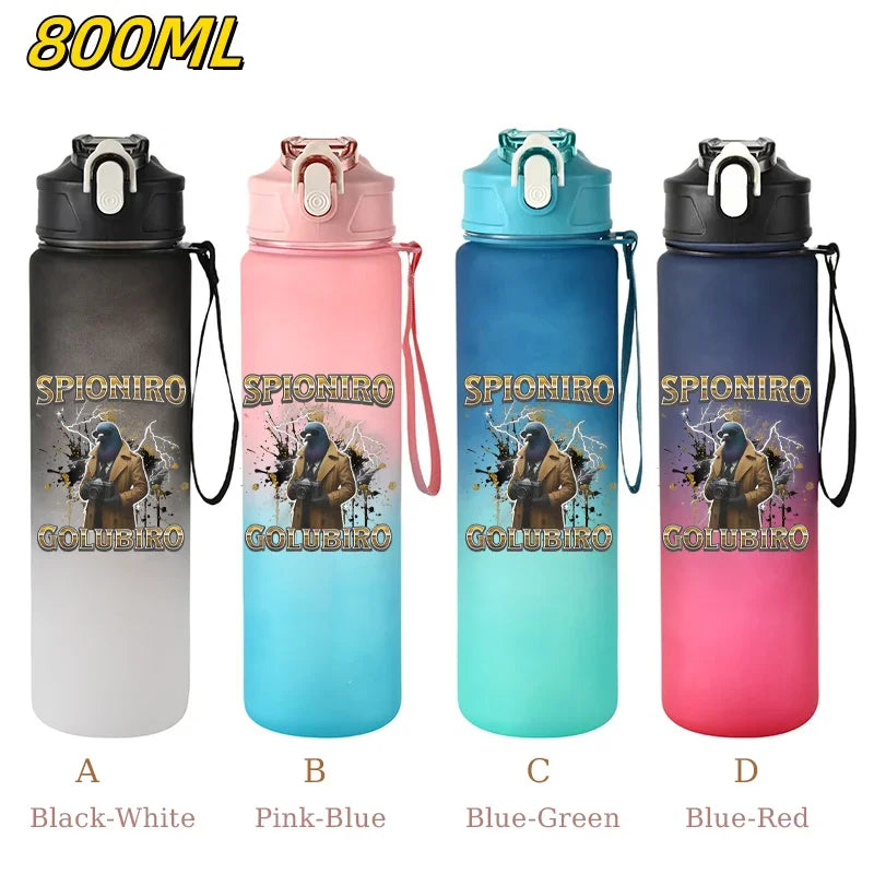 800ML Tralalero Tralala Straw Water Cup