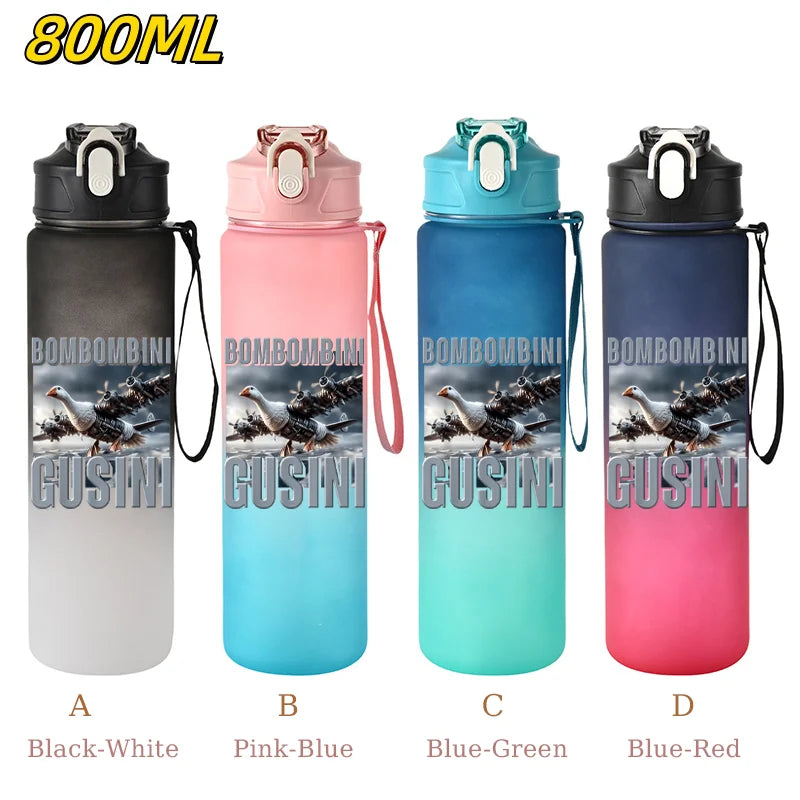 800ML Tralalero Tralala Straw Water Cup