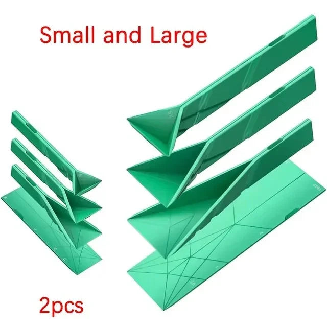 2Pcs/Set Flat 3-in-1 Magnetic Measuring Spoons Adjustable Dosing Utensils Baking Accessories Protein Powder Home Kitchen Tools