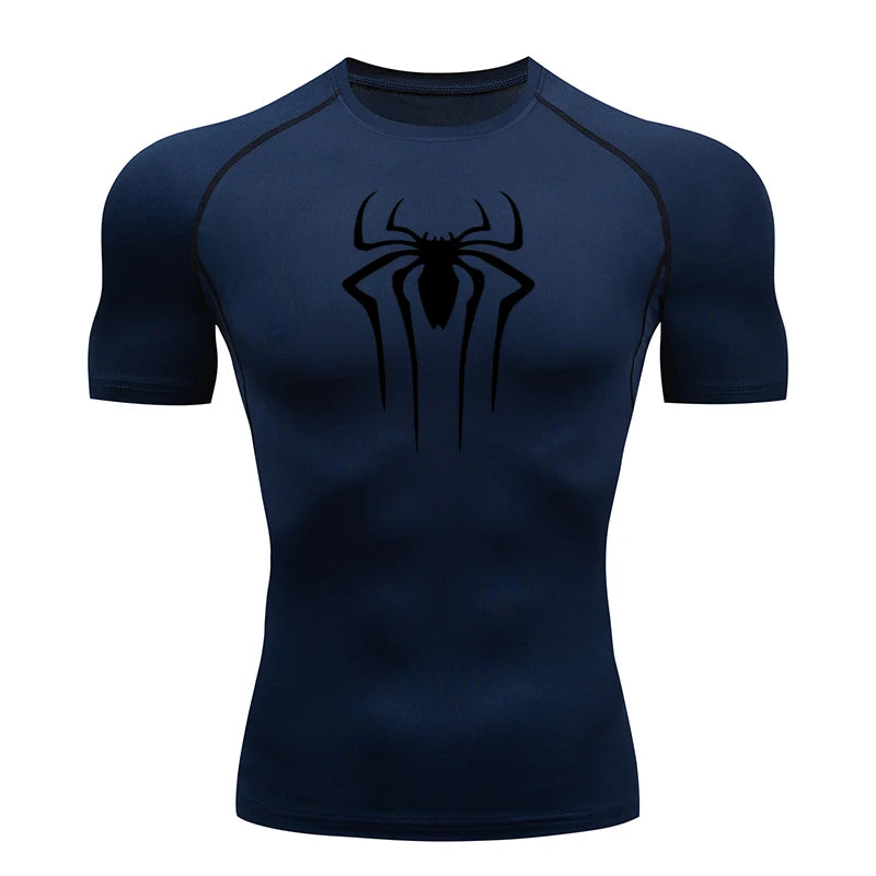 2024 Compression T Shirt Men Short Sleeve Sport Tees Fitness Running Sportsear Men Gym Elastic Quick Dry Jogging T-shirt Tops