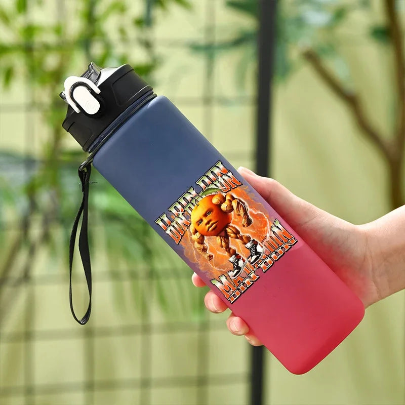 800ML Tralalero Tralala Straw Water Cup