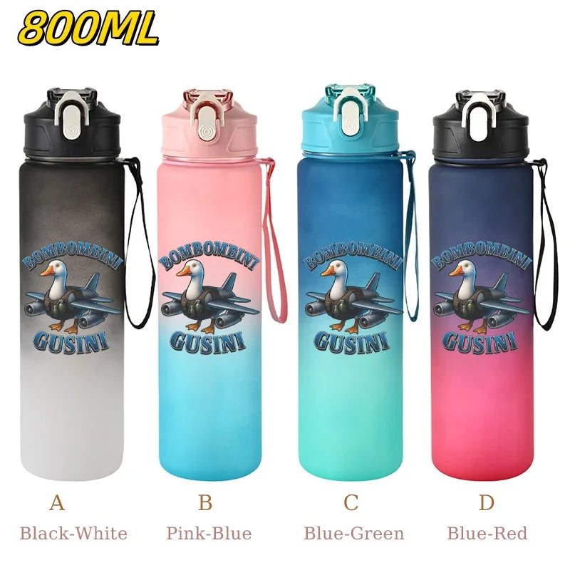 800ML Tralalero Tralala Straw Water Cup