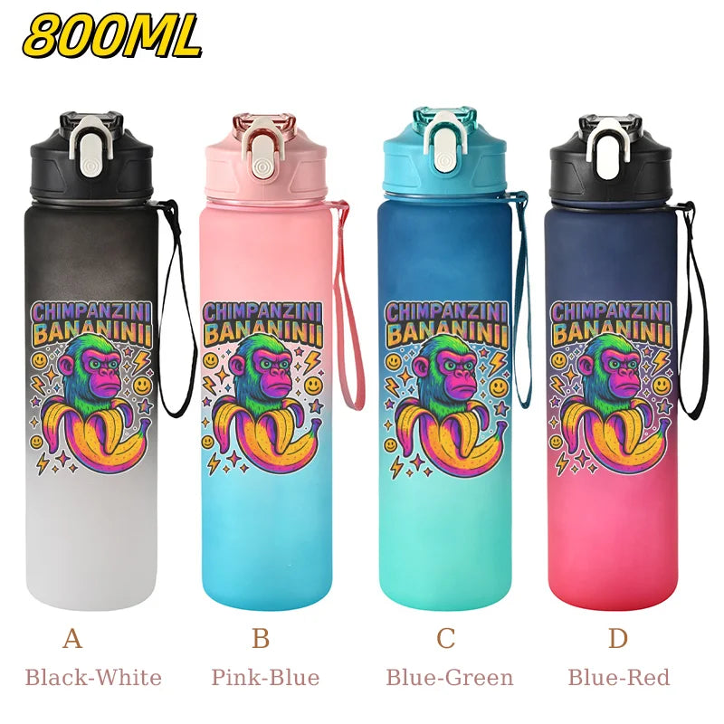 800ML Tralalero Tralala Straw Water Cup