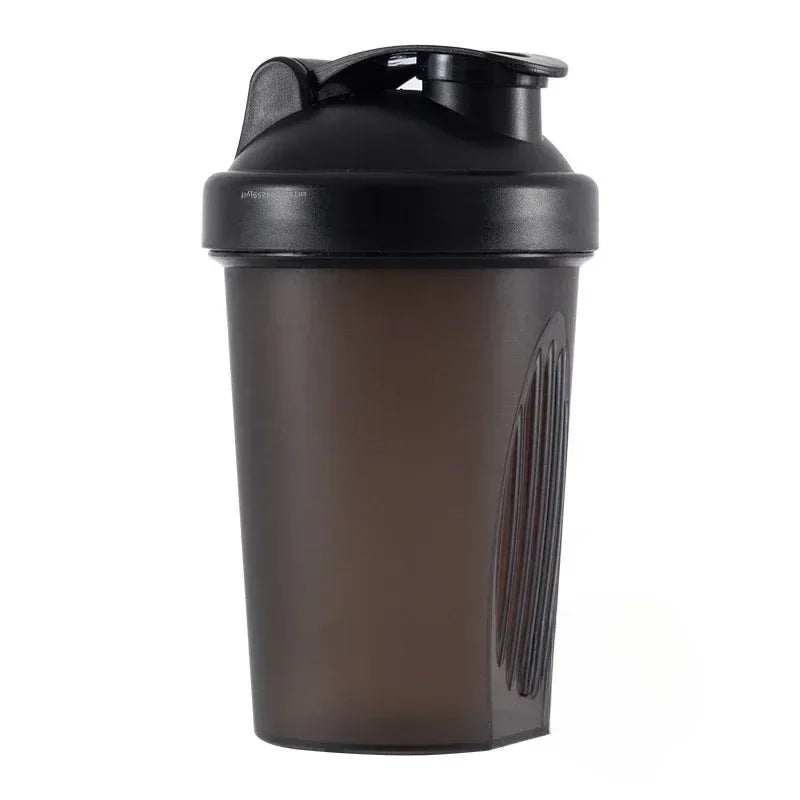 Sports Shaker Bottles Water Cups Whey Protein Powder Mixer Bottle Leak Proof Fitness Gym Shaker Outdoor Portable Drink Cup 400ML