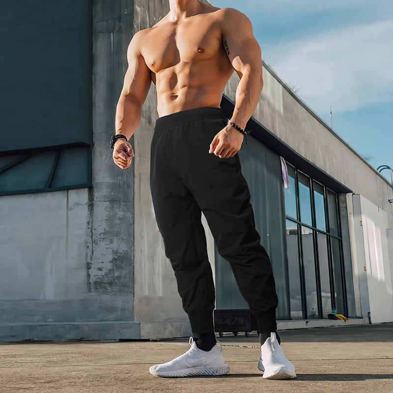 Running Pants Men Summer Joggers Pants Fitness Sweatpants Gym Clothing Men Jogging Trackpants Sports Pants Bodybuilding Trousers