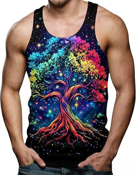 Funny Shark Cat 3D Print Tank