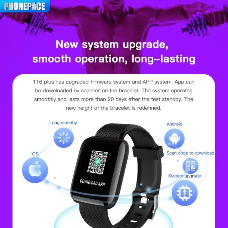 Smart Fitness Tracker Bracelet with Color Screen