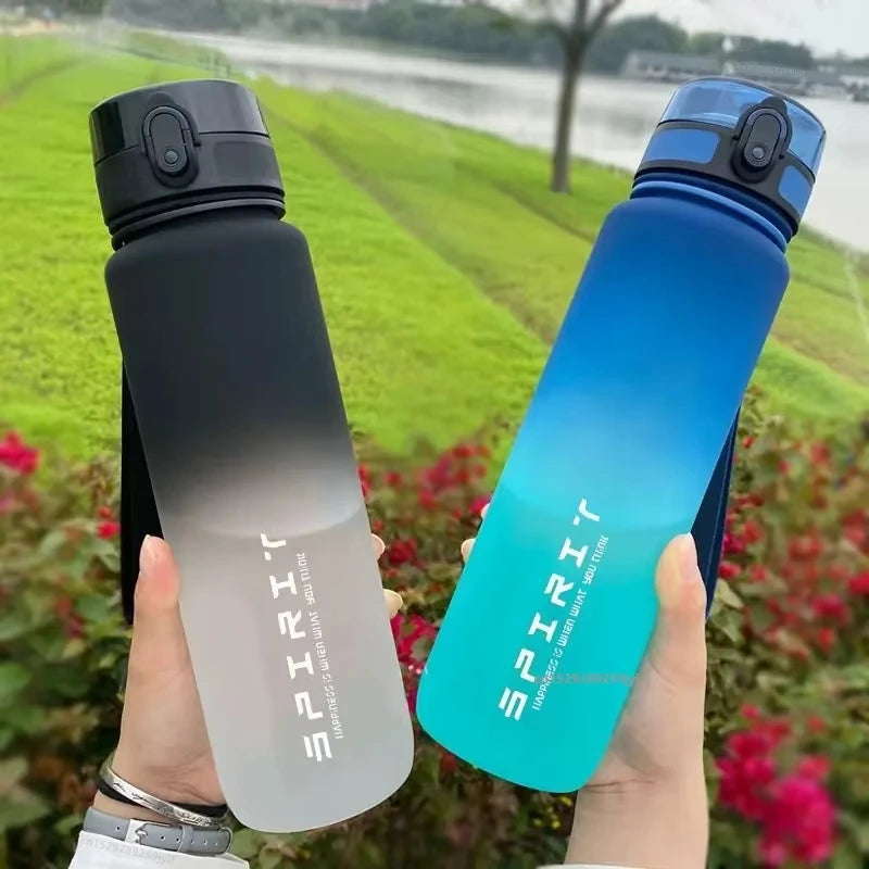 1 Liter Large Capacity Sports Water Bottle Leak Proof
