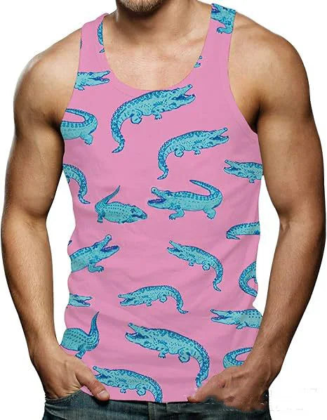 Funny Shark Cat 3D Print Tank