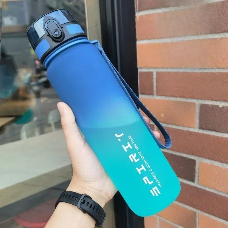 1 Liter Large Capacity Sports Water Bottle Leak Proof