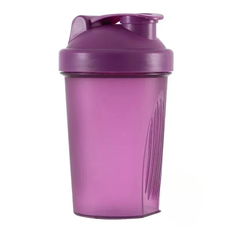Sports Shaker Bottles Water Cups Whey Protein Powder Mixer Bottle Leak Proof Fitness Gym Shaker Outdoor Portable Drink Cup 400ML