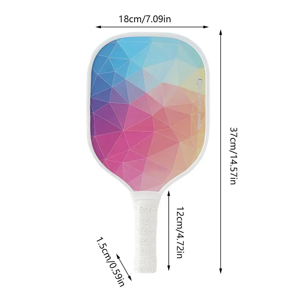 Pickle Ball Paddles For Beginners 2-Piece Outdoor Pickle Ball Rackets With Storage Bag Training Equipment For Gym Court Athletes