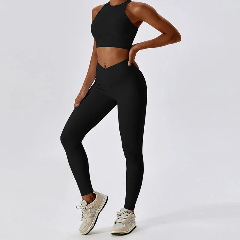 Gym Women's Two Pieces Pant Sets