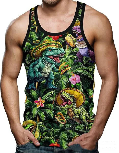 Funny Shark Cat 3D Print Tank