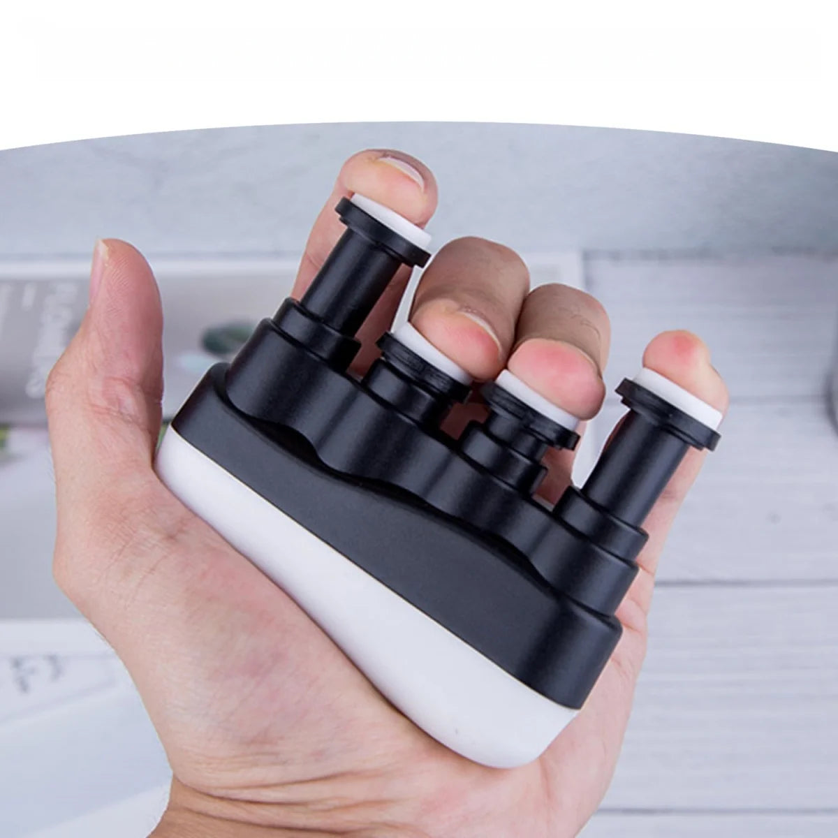 Guitar Hand Grip Finger Exerciser Strengthener Power Trainers Medium Tension Home Fitness Equipment Piano Entry Finger Exerciser
