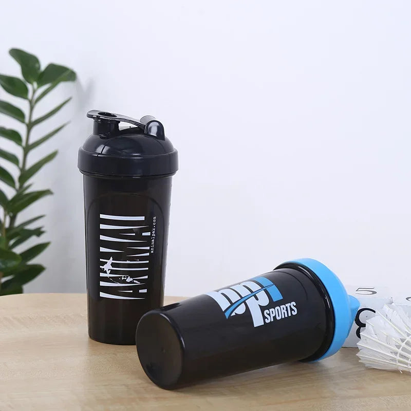 700ml Bottle Protein Powder Shake Cup Large Capacity Water Bottle Plastic Mixing Cup Body-Building Exercise Bottle