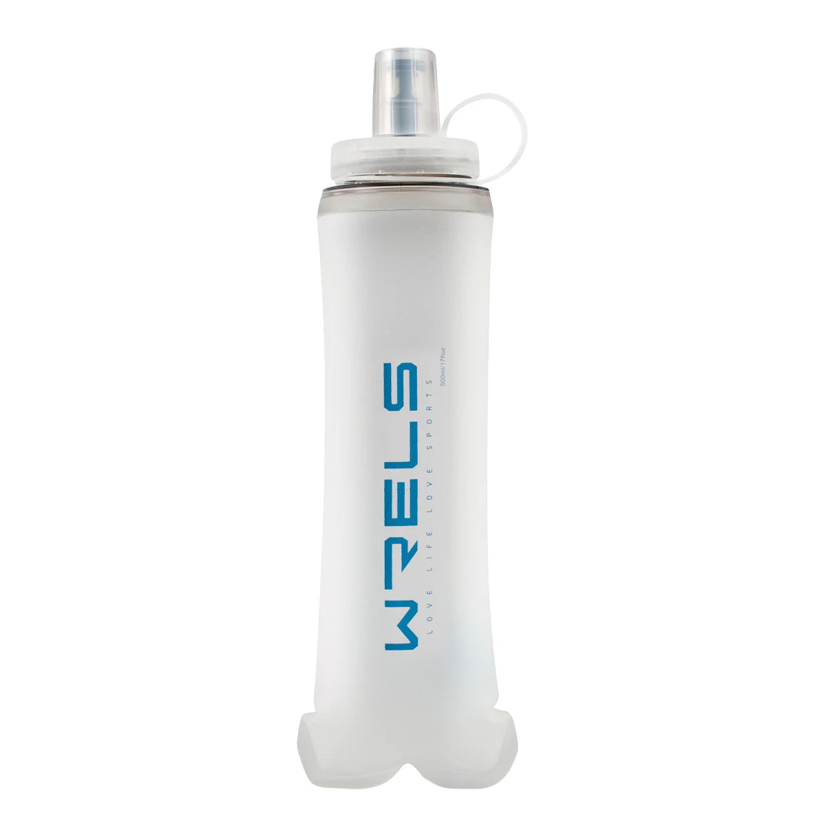 1pc New Large Caliber Soft Water Bottle Collapsible Convenient Sports Water Bottle for Cycling,Hiking,Trail,Running,Fitness