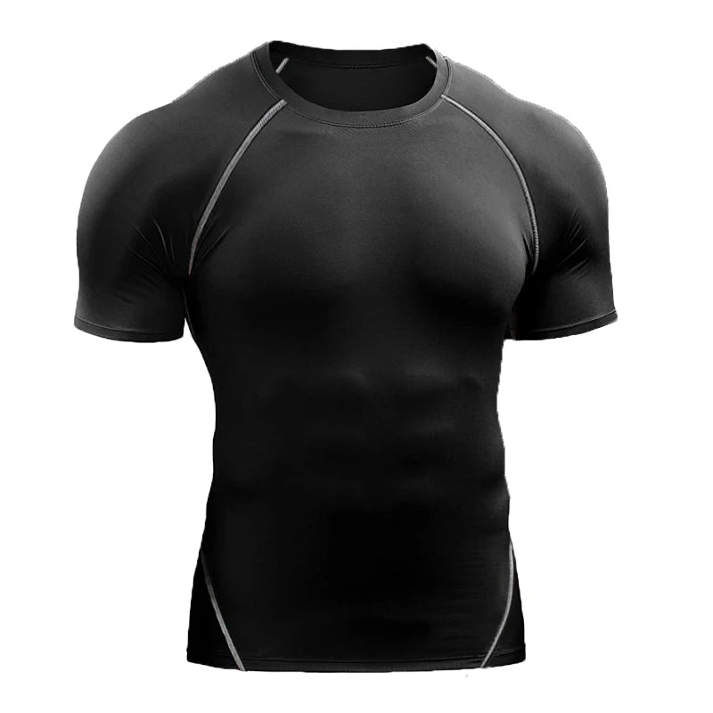 2025 Compression T Shirt Men Summer Workout Shirts