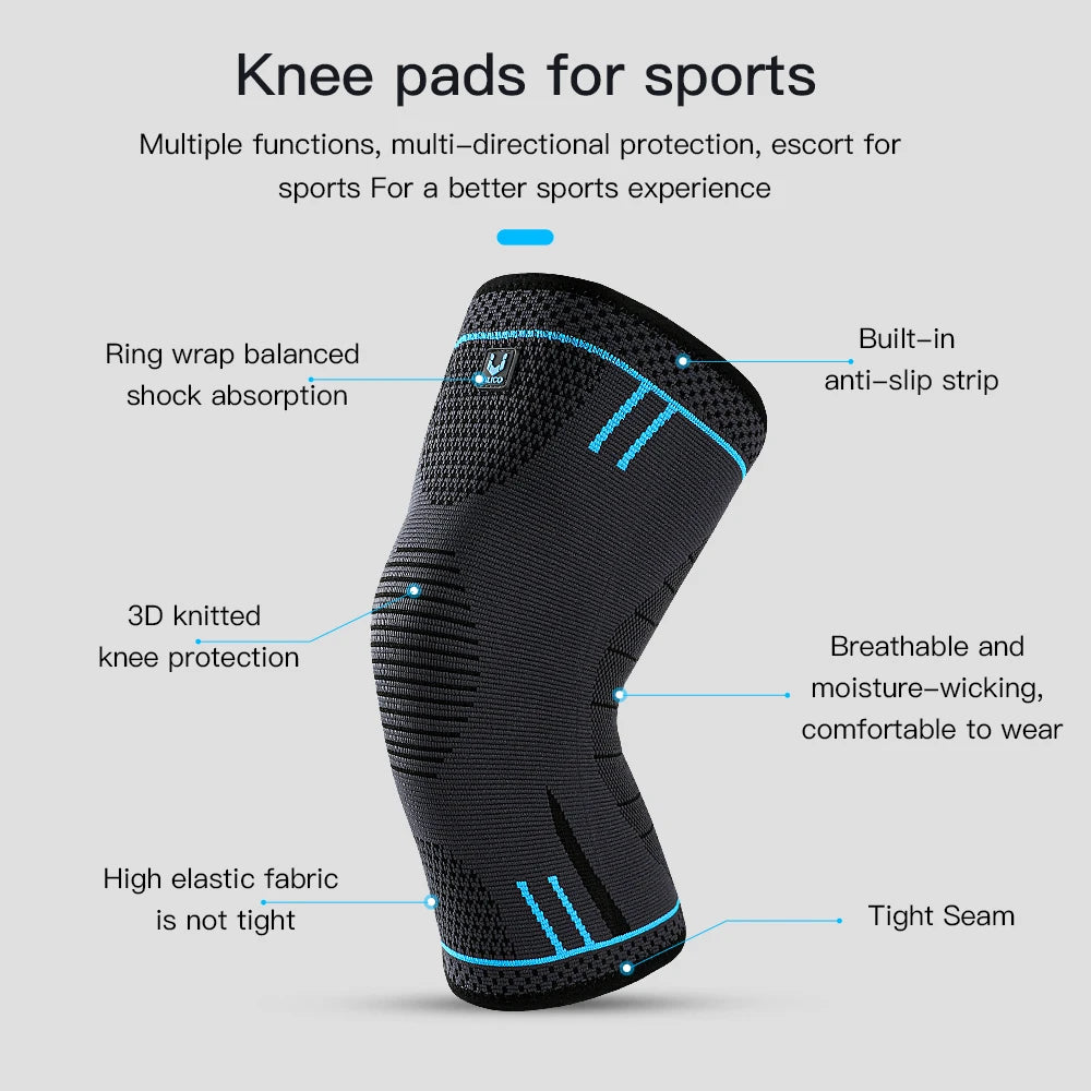 Compression Knee Support Sleeve Elastic Knee Pads