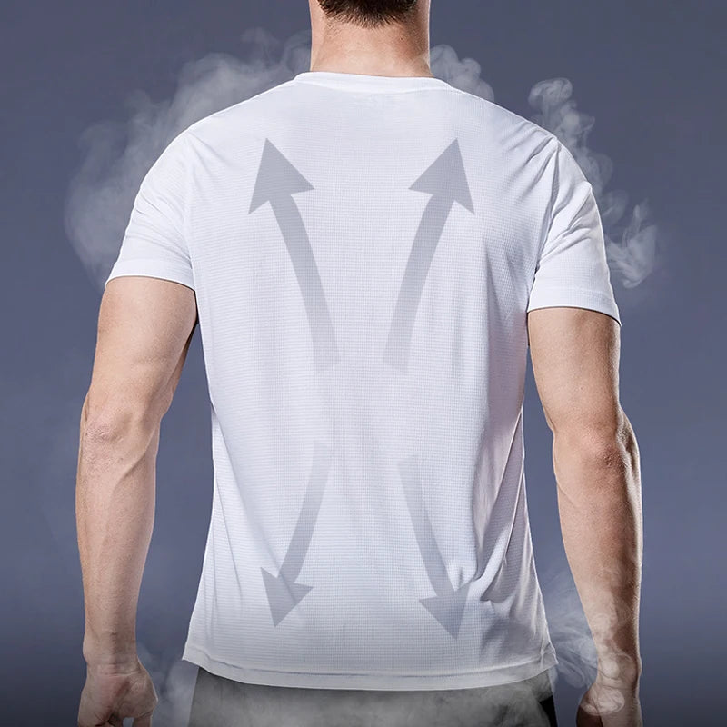 Men's Short Sleeve Undershirt Man Athletic T-Shirt