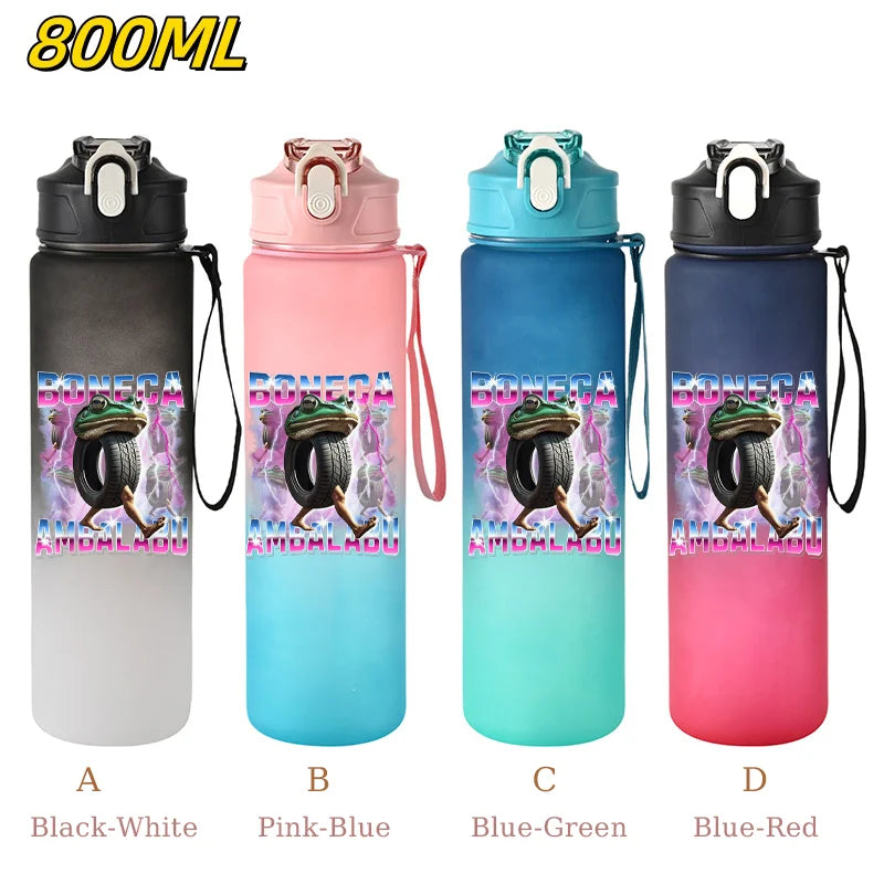 800ML Tralalero Tralala Straw Water Cup