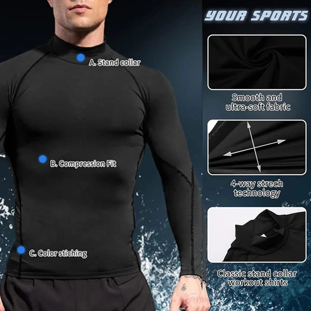 Winter Man Compression Shirt