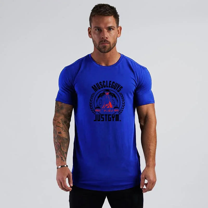 Summer Cotton Sport Gym T Shirt