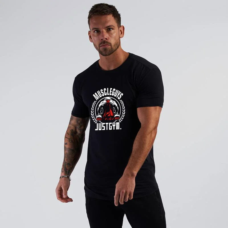 Summer Cotton Sport Gym T Shirt